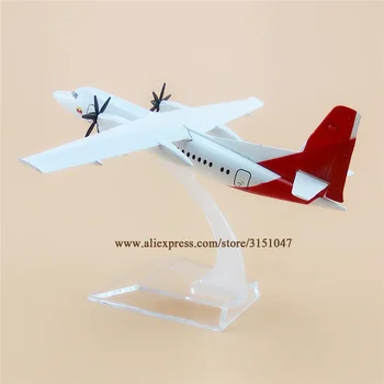 에어 화이트 콜롬비아 Avianca Fokker F-50 FOK F50 비행기 모형, 합금 금속 다이캐스트 모형, 비행기 항공기 항공기, 16cm