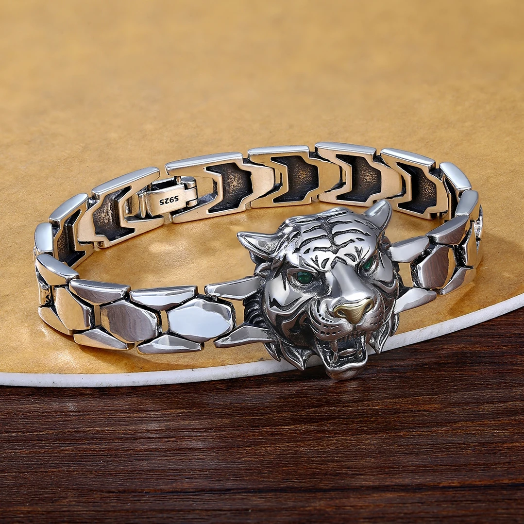Jack Marc New Gold Tiger Bracelet For Men – JACKMARC.COM