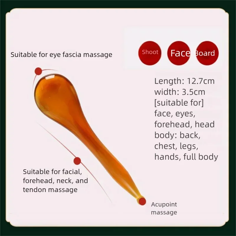 Body Face Gua Sha Tools Scraping Massage Head Massager Scalp Comb Acupoint Clearance Stick Meridian Massager Beauty Product