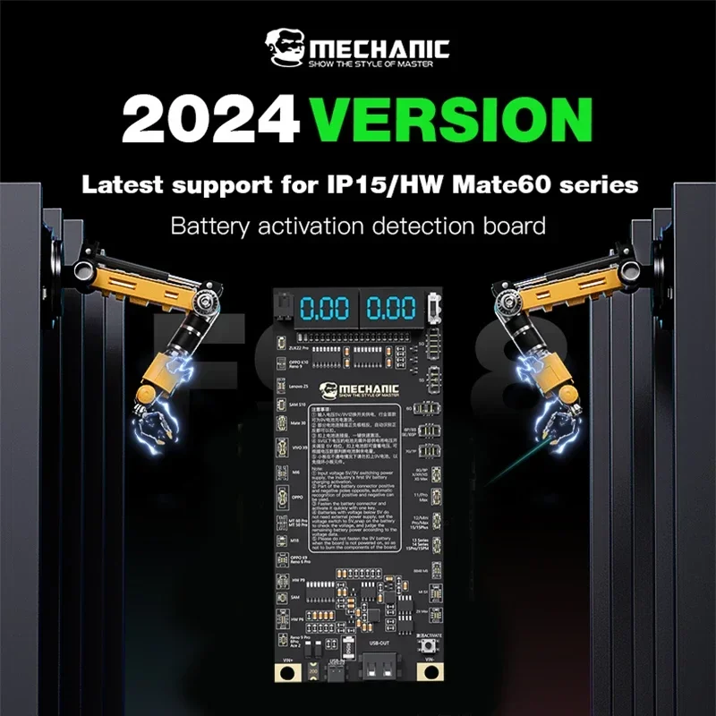 Meccanico F918 scheda di rilevamento dell'attivazione della batteria batteria di attivazione con un clic ricarica rapida per IPhone da 5G a 15PM/riparazione Android