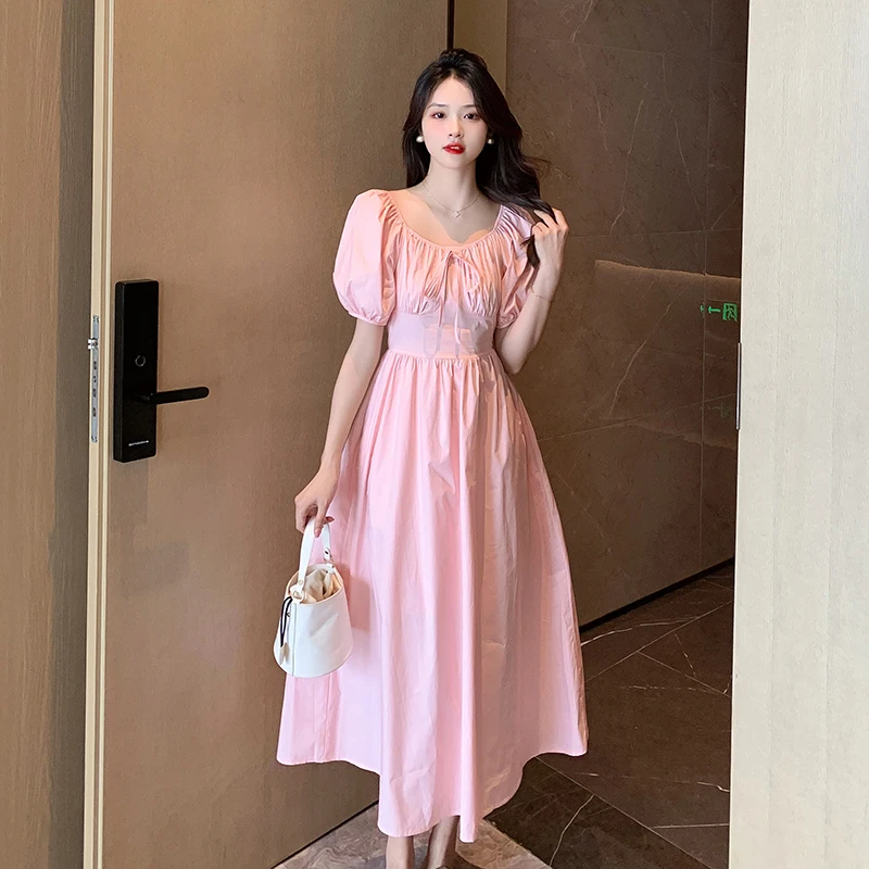 korean summer fashion dress Summer Women Korean Fashion Dress Girl Fairy Gentle Temperament Strap Dress