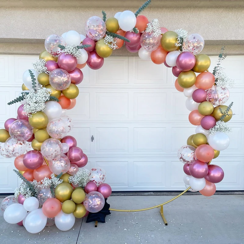 Circular Wedding Decoration Backdrop Arch Stand Birthday Party Balloon Hoop Stand Baby Shower Decorations Frame Balloons Arche,wedding arch stand,wedding arch set,party arch set
