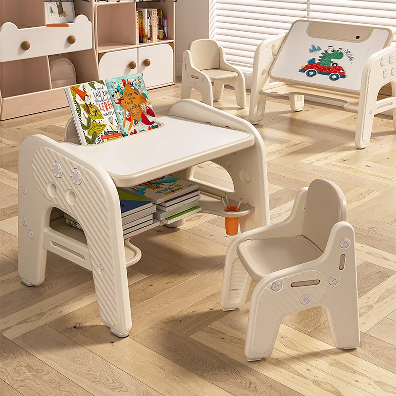 aoliviya-official-children's-study-desk-desk-writing-table-and-chair-set-primary-school-student-simple-home-school-desk-and-chai