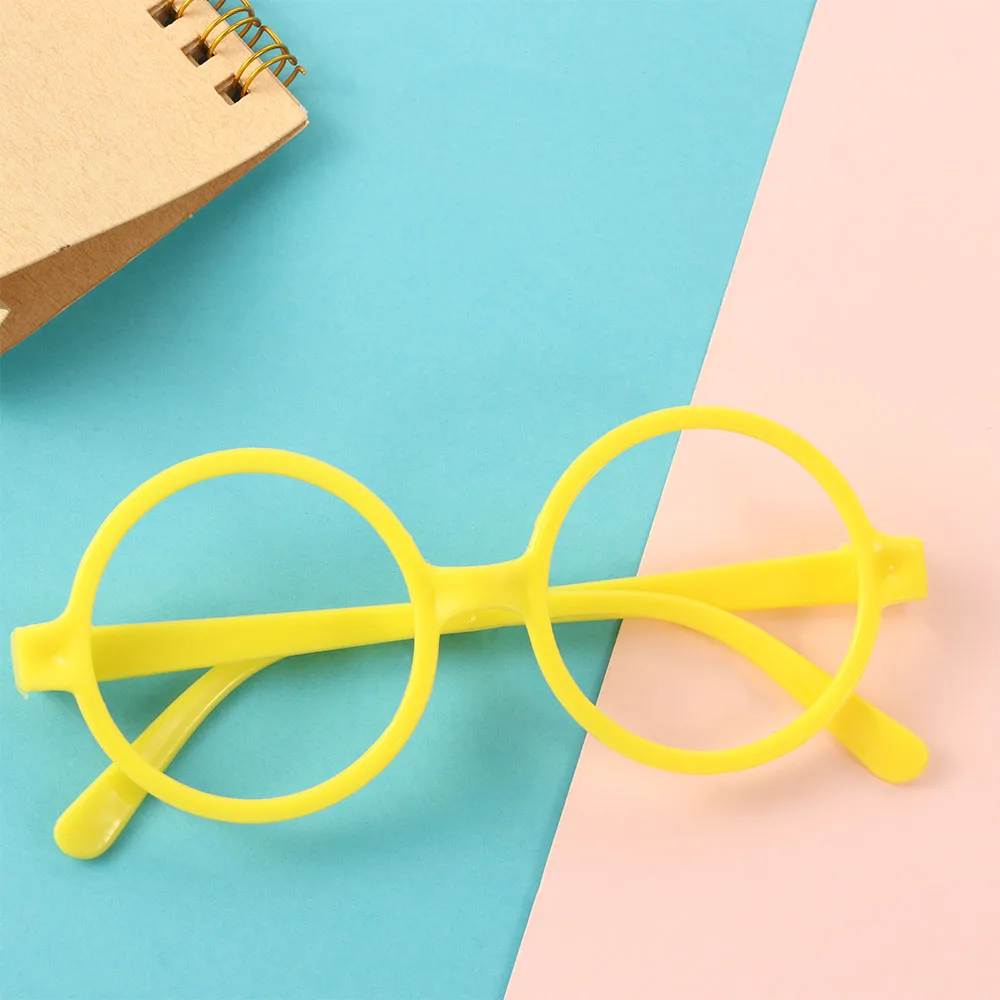 Fashion Round Glasses Frame Boys Girls Ultra Light Spectacle Frames Kids Eyewear Protection Without Glasses Lens eyeglasses frames eyeglass frames