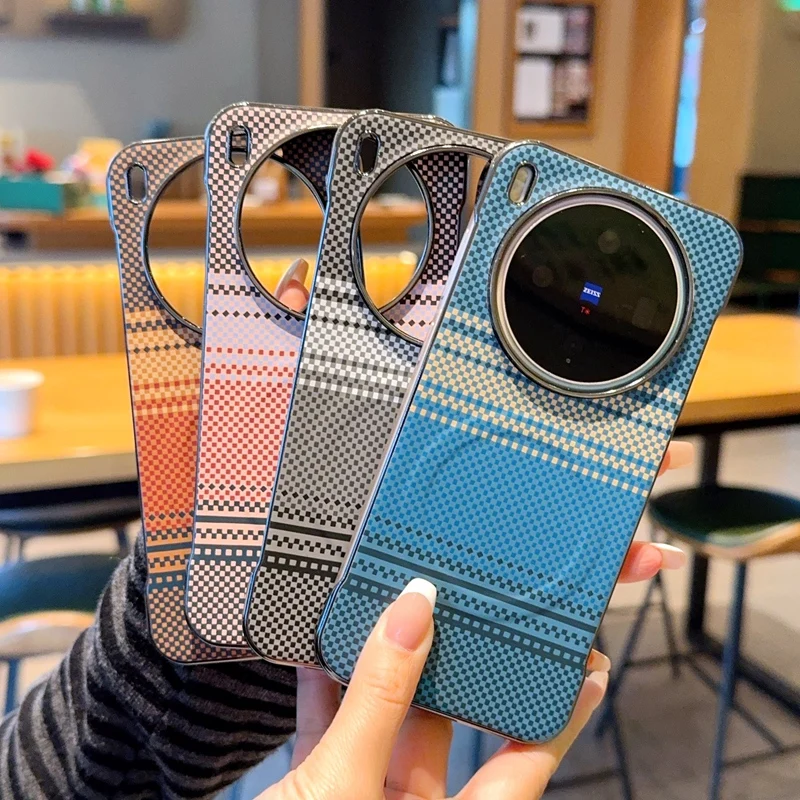 Colorful Borderless Ultra-Thin Phone Case with Magnetic Adsorption and Drop-Proof Protection