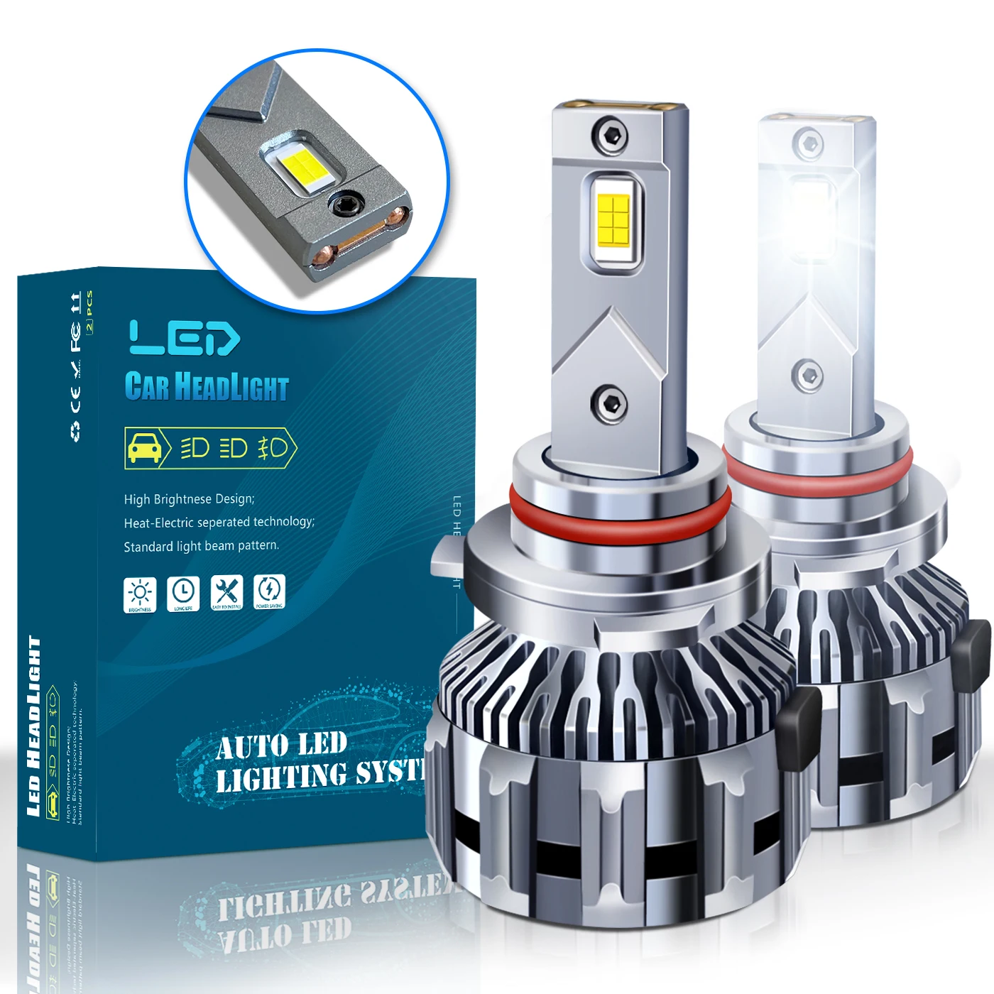 

Upgrade Your Car Headlights with 12V 24V 140W 6500K LED Bulbs - Better Visibility and Strong Decoding Capabilities