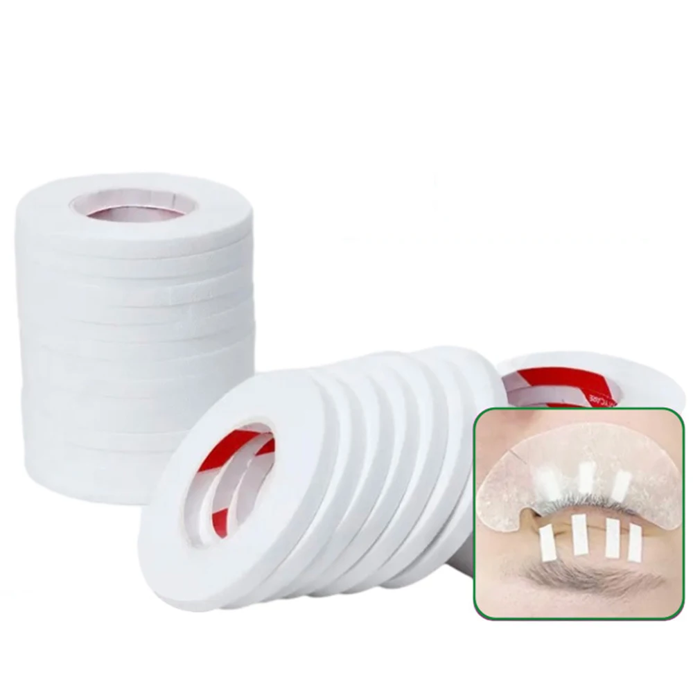 

10Roll 4mm Eyelash Extension Tape Breathable Anti-allergy Easy to Tear Micropore for Eyelash Extension Supplies Eyelid Lift Tape