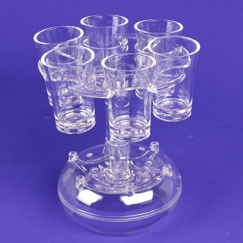 6 Shot Acrylic Dispenser Cocktail Red Wine Transparent Diverter Mixing Set Ba Family Gathering Wine Set Game
