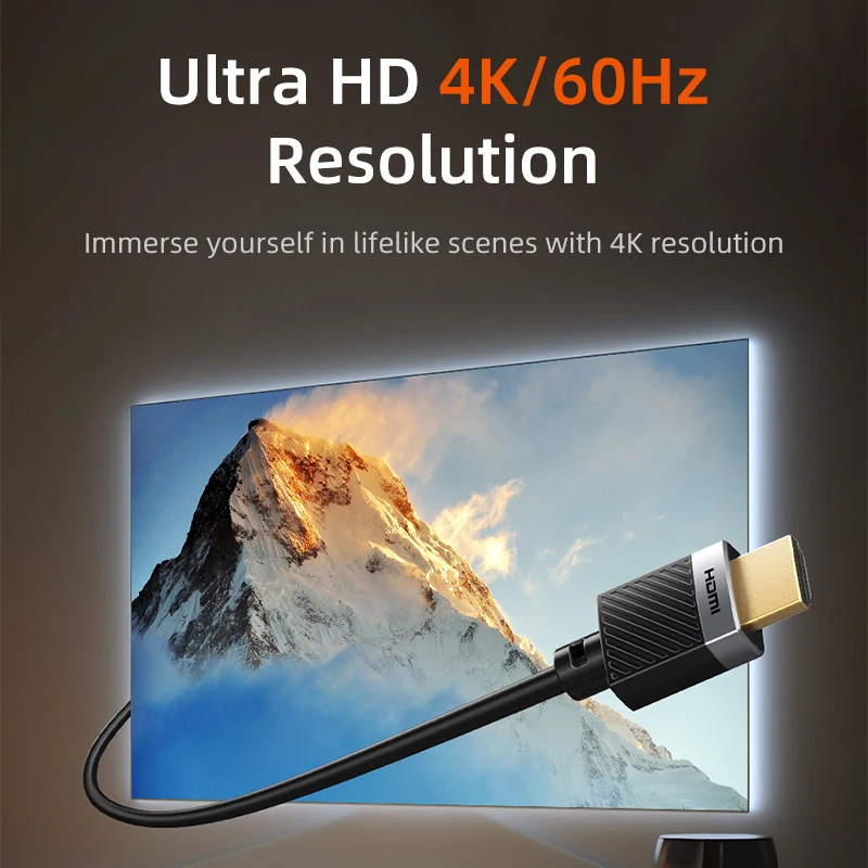 Premium 4K HDMI High-Speed Cable - 18Gbps, 60Hz