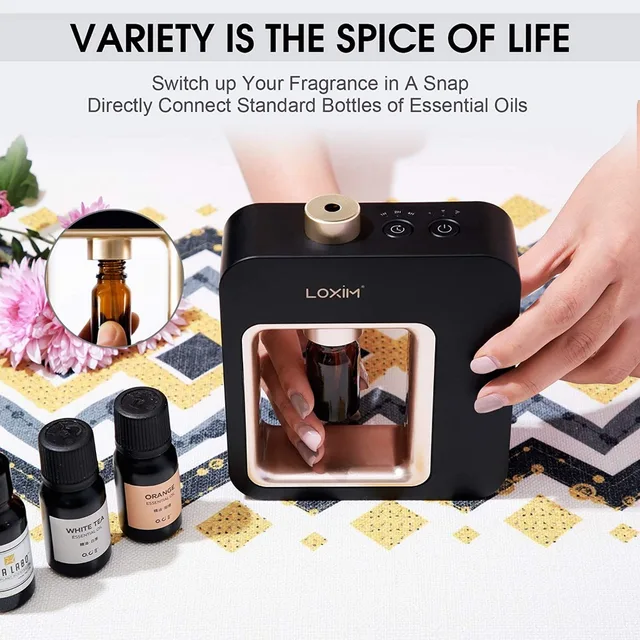 Nebulizing Essential Oil Diffusers Smell Distributor Scent Machine Super Quiet Portable Electric Aromatic Oasis Aroma Diffuser 6