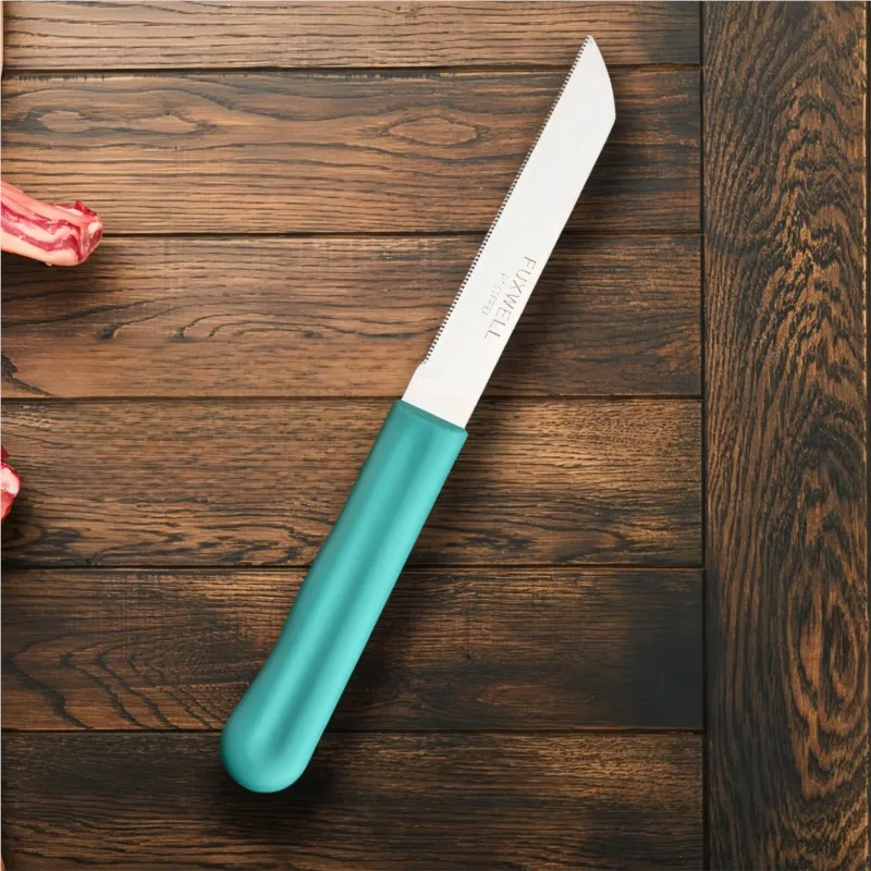 12pcs/Set Steak Knives Cutlery Set with Serrated Blade Dinner Knifes Set for Meat Bread Quality Kitchen Knife 4