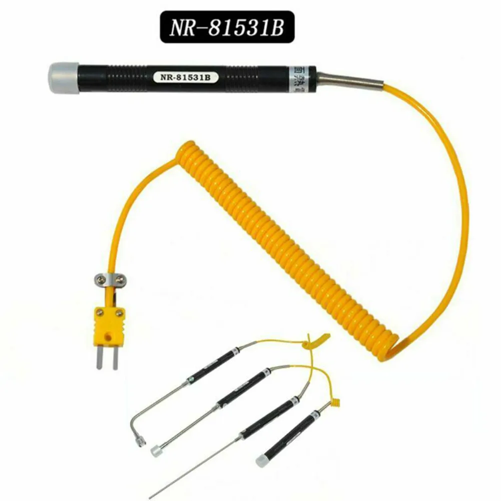 1pc K Type Thermocouple Temperature Probe Sensor 500°C For Thermometer NR-81533B / 81531B / 81532B / NR-81530 / NR-81539