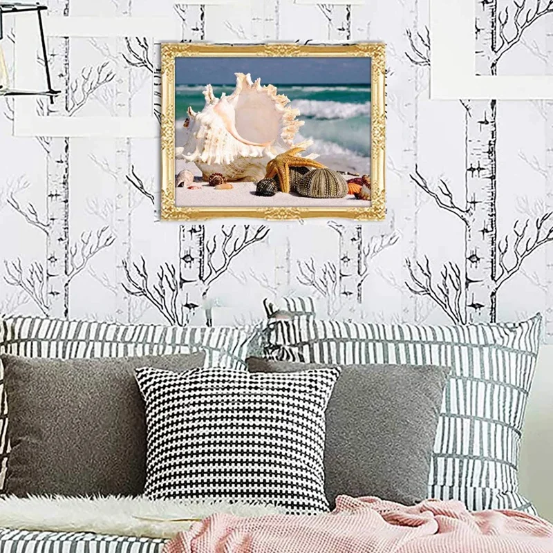 Diamond Painting By Number Kit--Sea And Shells 4