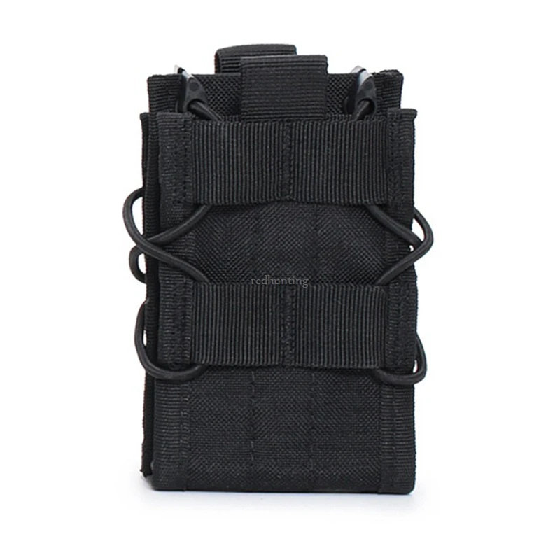 5.56 7.62 Double Magazine Pouch 1000D Nylon Molle Magazine Holster Outdoor Hunting Airsoft Vest Accessory Pouch for M4 2