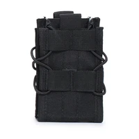 5.56 7.62 Double Magazine Pouch 1000D Nylon Molle Magazine Holster Outdoor Hunting Airsoft Vest Accessory Pouch for M4 2