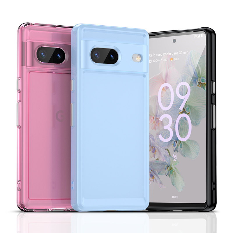 Candy Shockproof Silicone Bumper Phone Case For Google Pixel 7/7 Pro