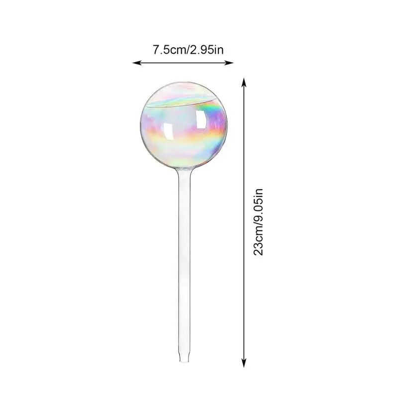 Automatic Plant Watering Bulbs Rainbow Gradient Color Glass Watering Bulbs Automatic Clear Self Watering Planter Irrigation tool