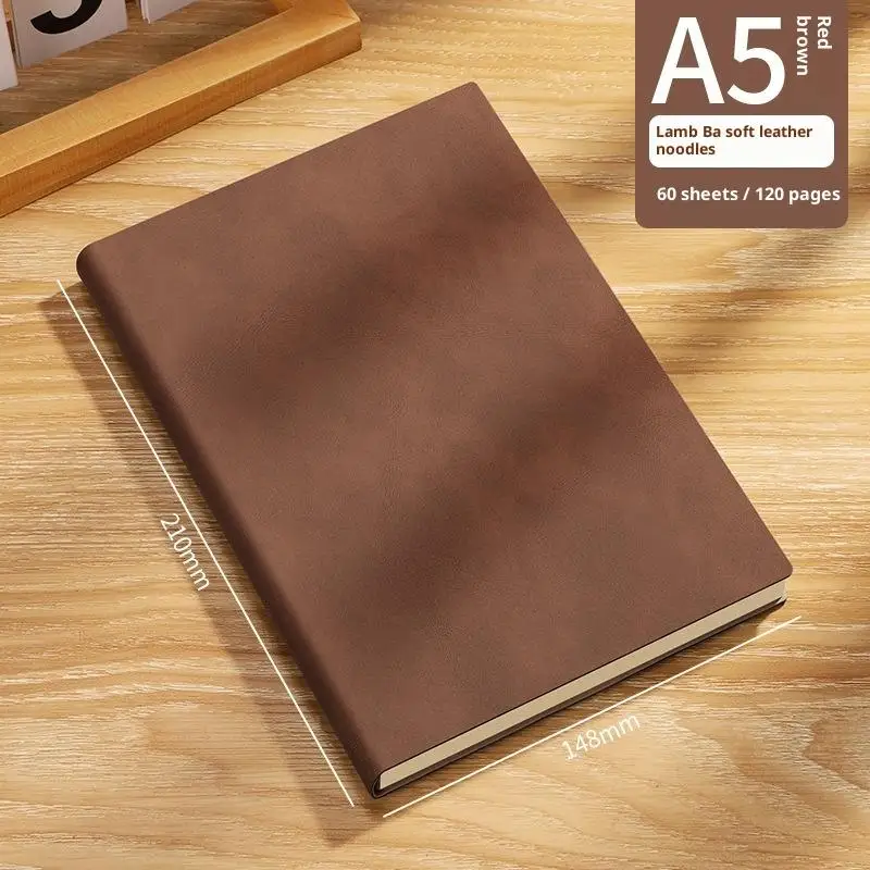 Personalized Soft Cover Leather Notebook - Ideal