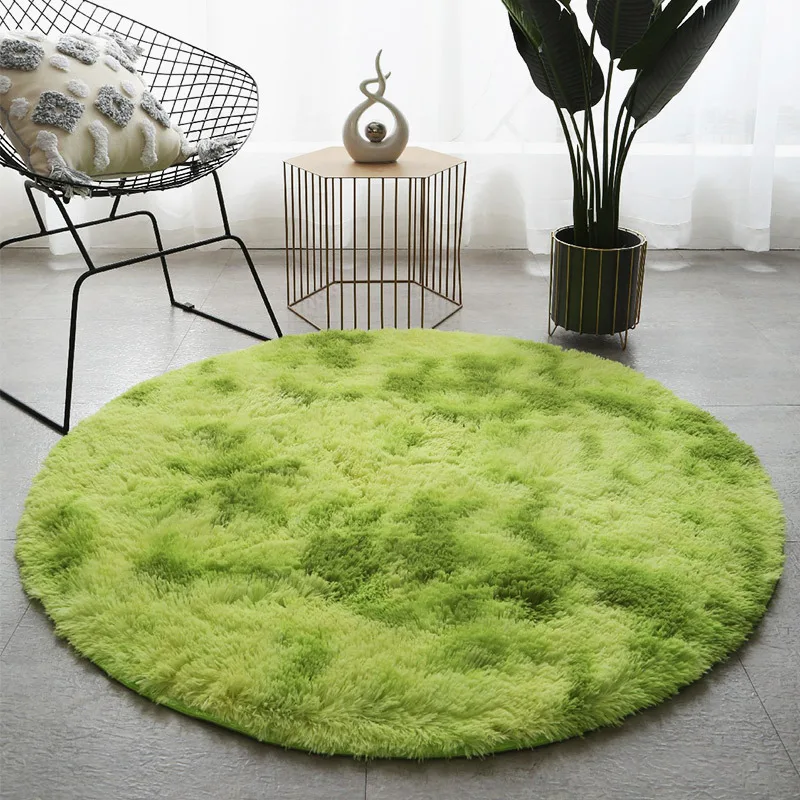 Solid Soft Bathroom Carpet Mat Rug, Round 1 PCS Anti-Slip Bath Mats Rug In The Toilet, Mat Carpet Rugs For Bathroom Alfombra