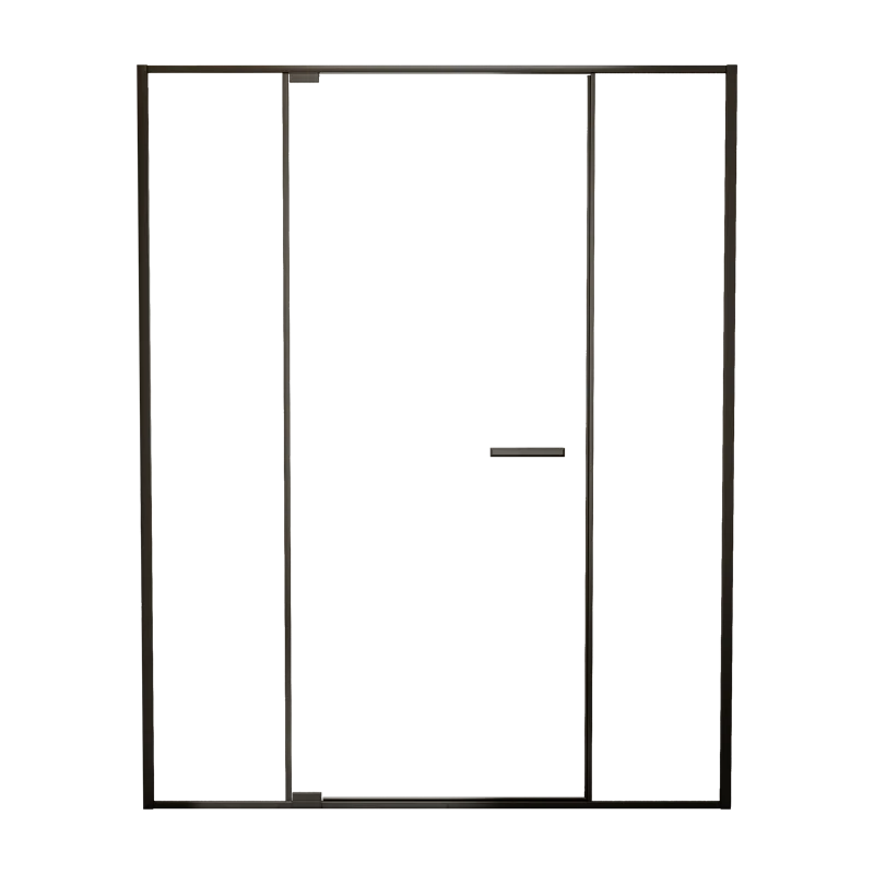 LP Shower room partition glass domestic bathroom dry-wet separation sliding door shower screen