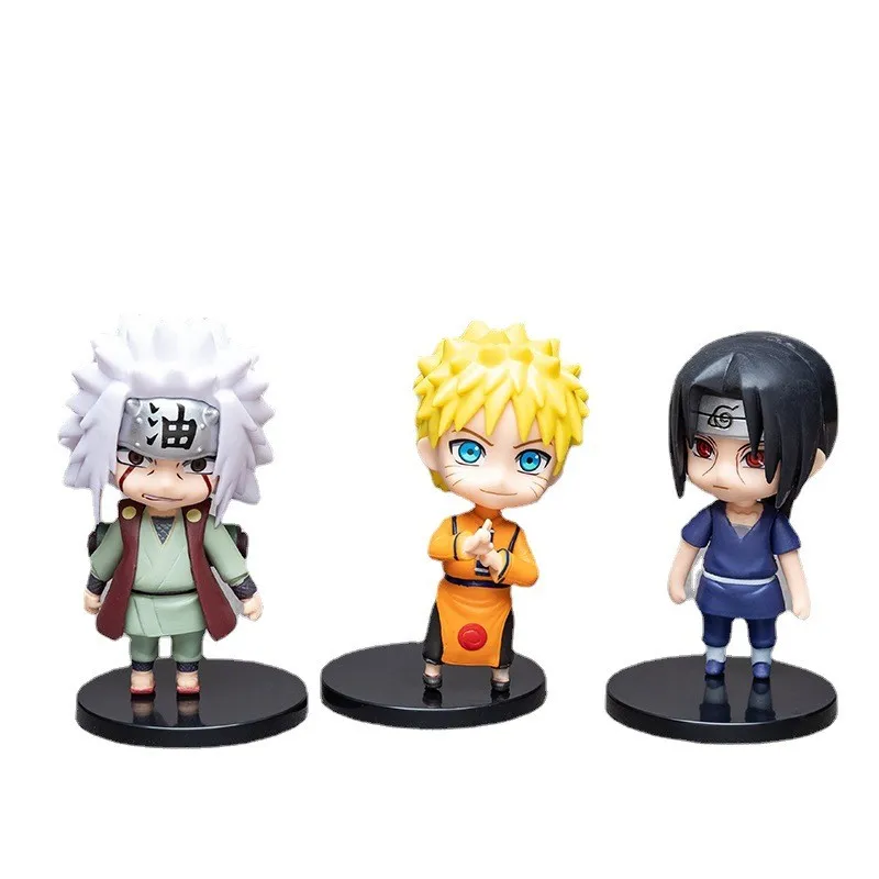 6 видов, 9 см, аниме искусственная кожа, кукла Q Version Gaara Kakashi, украшение комнаты, аниме-фигурка (art.: 3920c2dc4fa6b) - 3920c2dc4fa6b