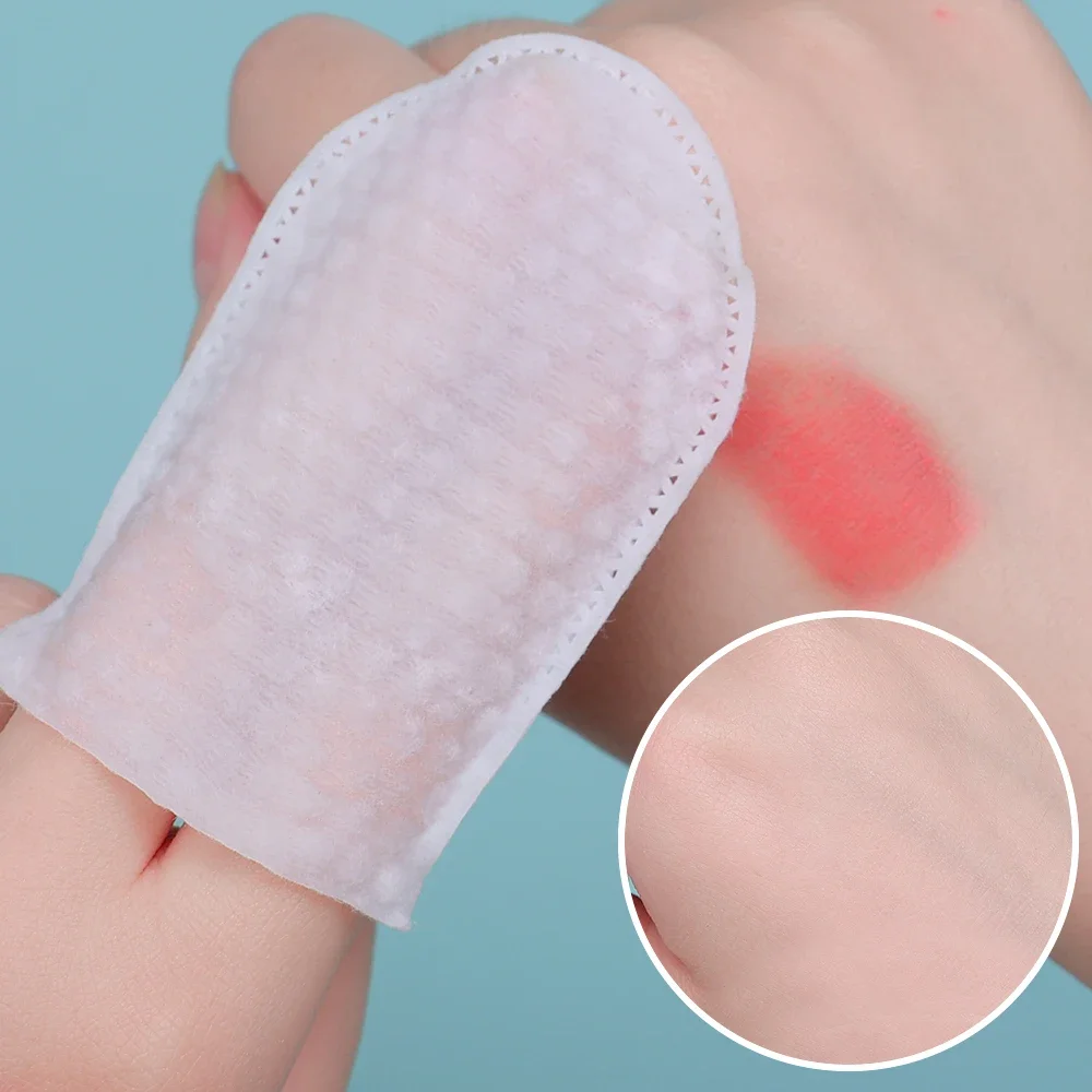 240PCS Disposable Makeup Remover Cotton Pad Soft Non-woven Fabric Cleansing Paper Wipe Cosmetic Pad U-Shaped Makeup Cotton Wipes 5