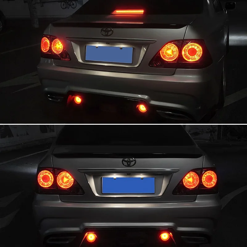 Fanali posteriori a LED per auto per Toyota Crown 2005 2006 2007 2008 2009 Lampada da corsa posteriore Freno Reverse Indicatori di direzione dinamici Fanale posteriore per auto - immagine 3