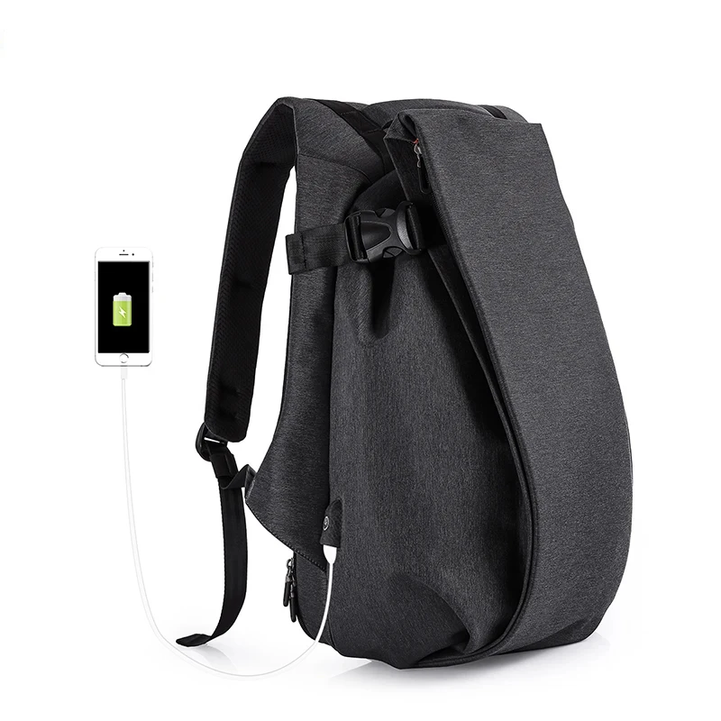 

Tangcool Men 16" 17" Large Capacity Laptop Backpack Waterproof 180 Degree Open Travel Bag USB Charging Sport Bags For Teenager