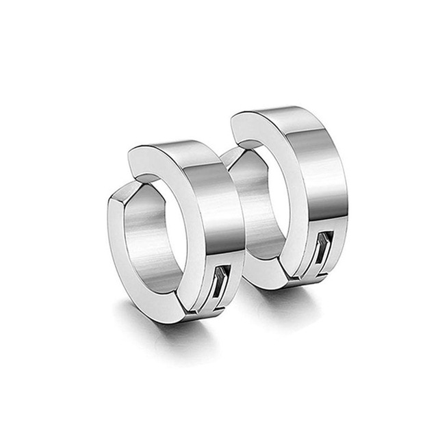 Pairs Magnetic Stud Earrings Stainless Steel Non Piercing Cross Dangle Hoop Earrings Unisex Clip on CZ Magnet Earring Set