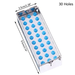 Dental Bur Holder Autoclave Sterilizer and Disinfection Box Organizer (30 Holes)