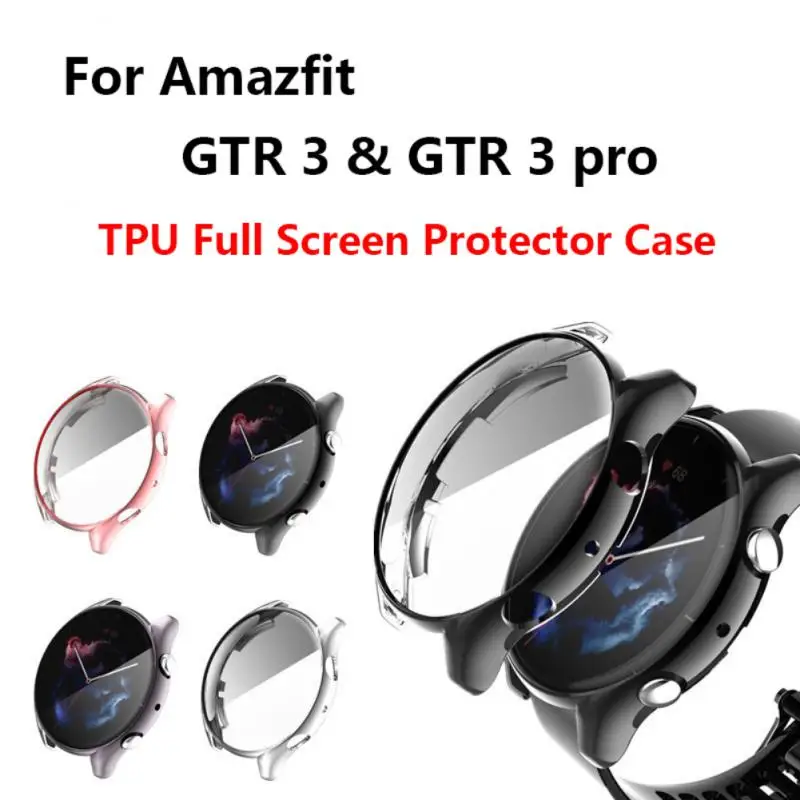 Coque De Protection Complète En Silicone Pour Amazfit Gtr 3 Pro, Étui De Protection Antichoc Pour Montre Intelligente, Pour Amazfit Gtr 3/3 Pro