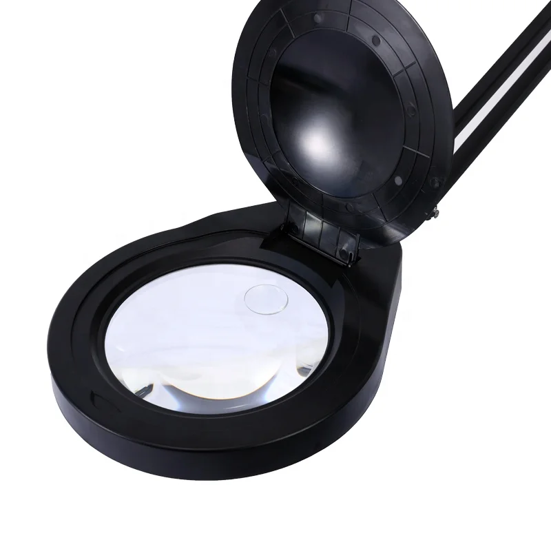 Lupa 2 En 1 Con Luz Y Soporte, Lámpara De Aumento LED 15X Con Abrazadera Y Base, Lámpara De Critorio Con 3 Modos De Color - AliExprs 1420