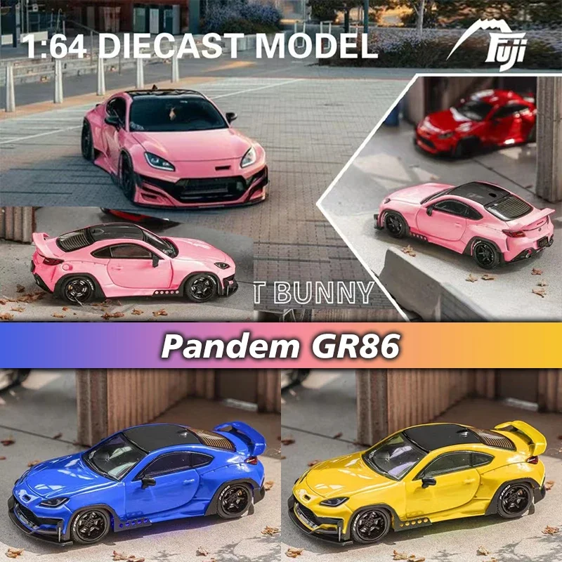 ** Pre Vendita ** Fuji 1:64 Pandem Gr86 Mk2 Rocket Bunny Diecast Diorama Collezione Di Modelli Di Auto Giocattoli In Miniatura