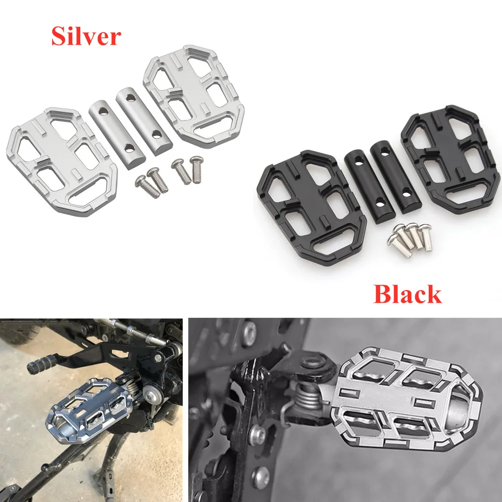 

Aluminum Wide Footrest Footpeg MotorcycleFoot Rests Pegs For BMW R1200GS G310GS G310R S1000XR F850GS F750GS R Nine T Scrambler