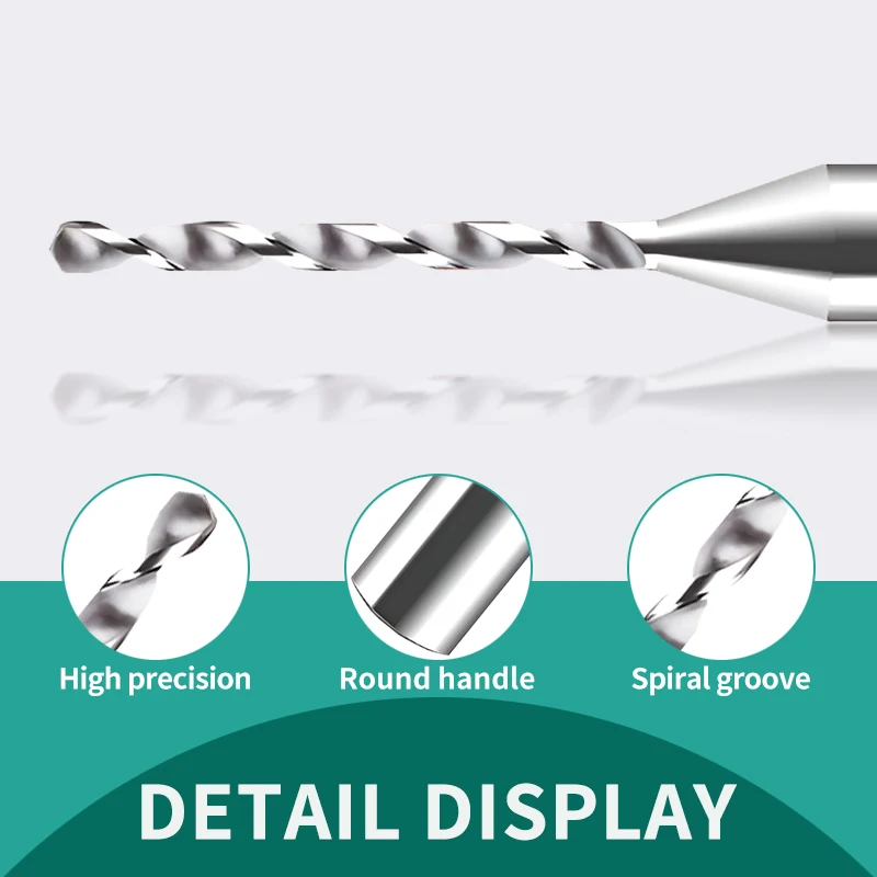 PCB Tungsten Carbide Micro Drill Bit Set - 0.15mm To 2.5mm Precision Twist Drills
