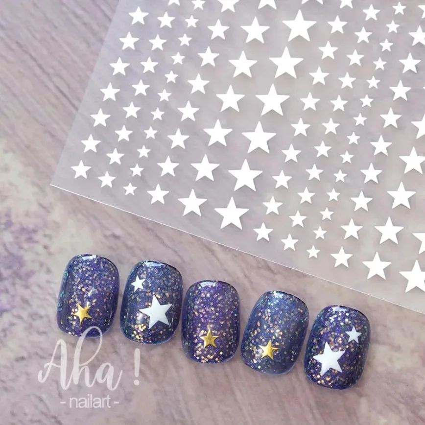 Nail Art Stickers Decals DIY Manicure Decoration 3D Small Bow Self-Adhesive