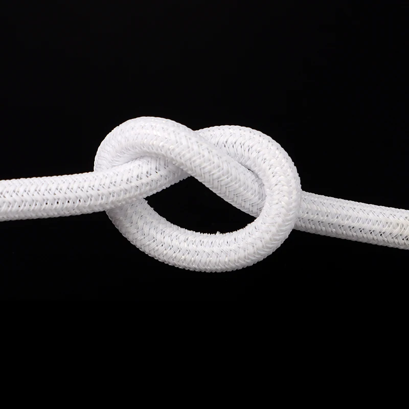 White Self Closed Cable Sleeve 3 5 8 10 13 16 19 25mm PET Braided Insulated USB Wire Power Cord High Protection Split Sleeving
