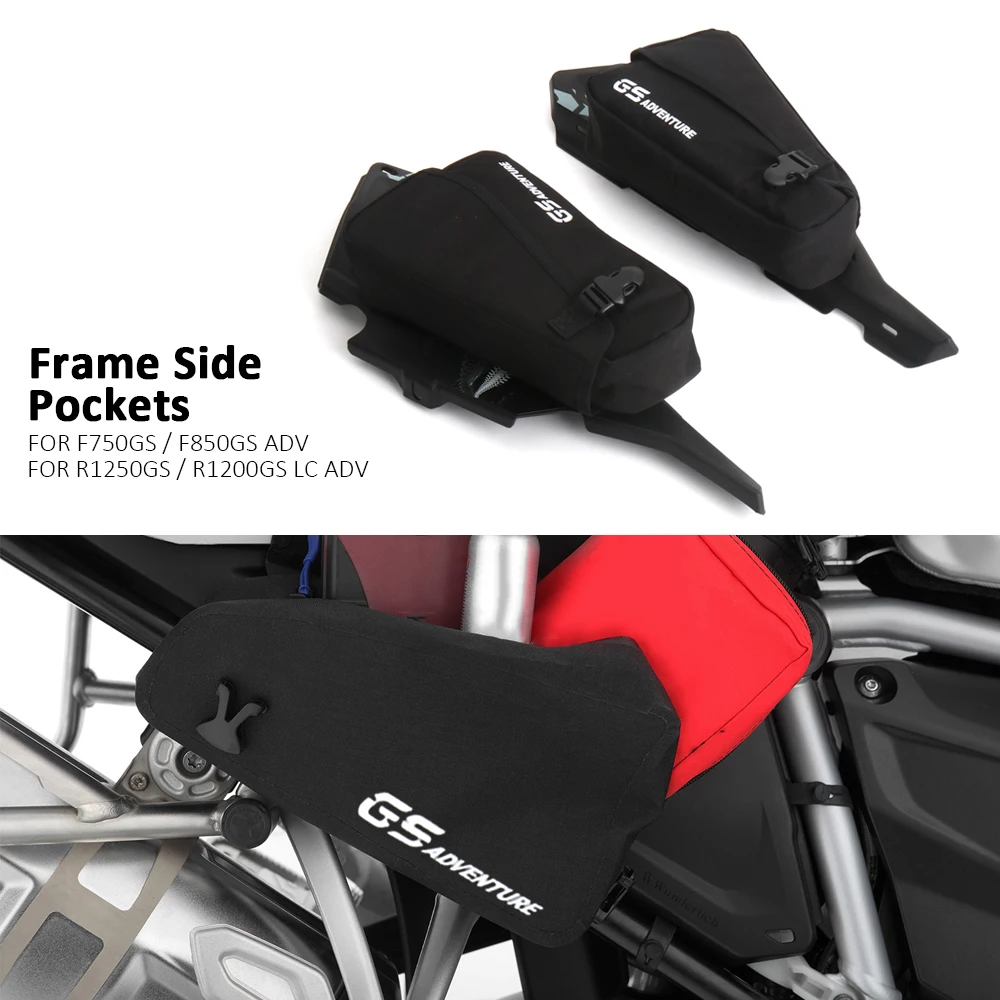 

For BMW F750GS F850GS Adventure Motorcycle Frame Side Pockets Repair Tool Placement Bags R1250GS R 1250 1200 GS R1200GS LC ADV