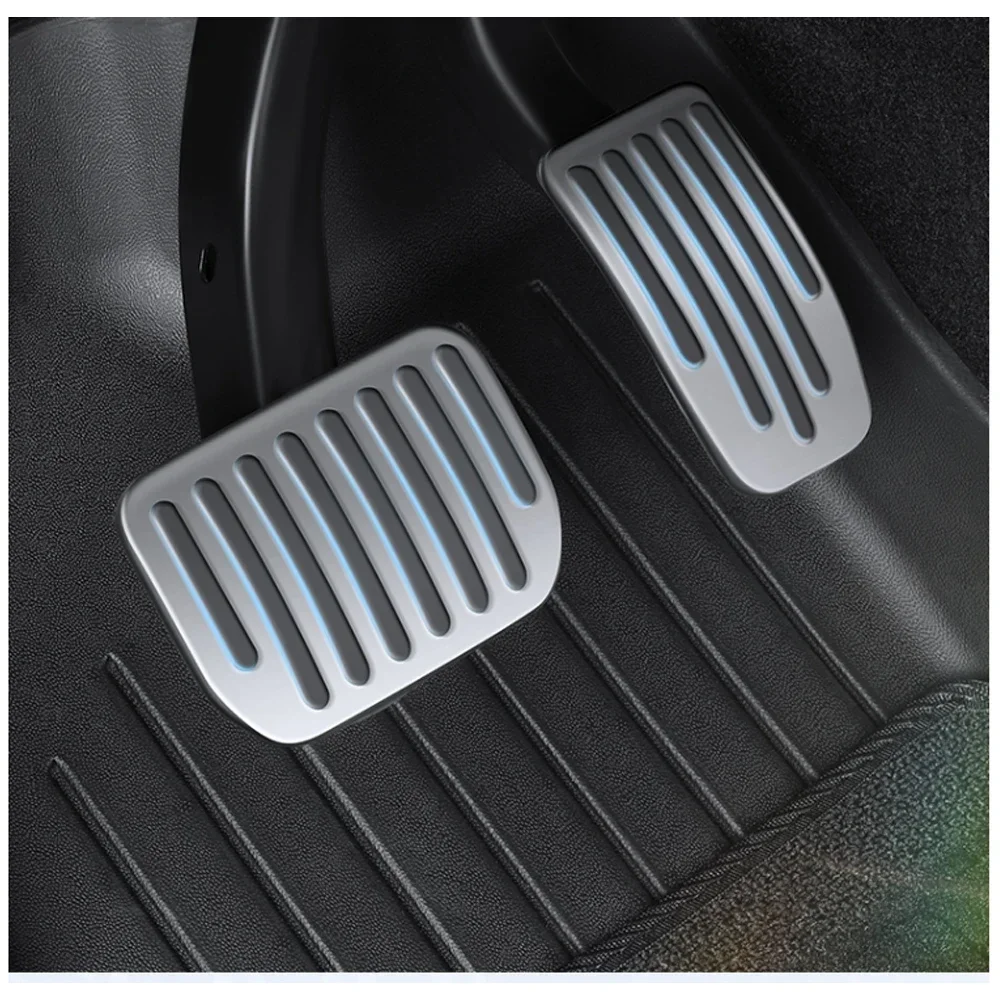 메르세데스 벤츠용 스테인리스 스틸 페달, 메르세데스 벤츠 EQE EQC EQS EQA V295 H243 N293 V297 450 + 350 AMG 브레이크 발받침 패드 커버 액세서리