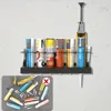 Caulking Gun Holder Wall Mount Heavy Duty Steel Hand Caulking Gun Storage Rack Organizer for Garage Workshop 5