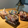 Restaurant Retro Tissue Box Home Living Room Tissue Box Light Luxury Fabric Bag Storage Embroidered Tissue Bag Wholesale 4