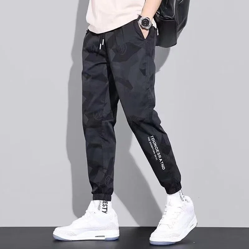 Pantaloni da Lavoro Mimetici da Uomo 2026, Casual Multitasche, Sottili Estivi, Slim Fit, Streetwear, per Jogging Outdoor