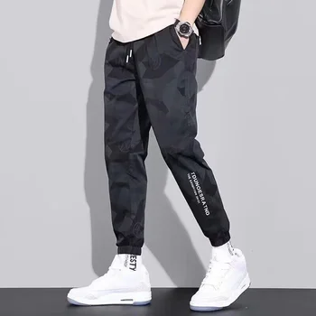 Pantaloni da Lavoro Mimetici da Uomo 2026, Casual Multitasche, Sottili Estivi, Slim Fit, Streetwear, per Jogging Outdoor