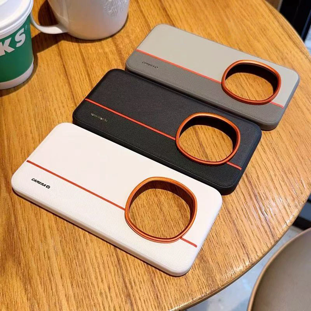 Enhanced PU Leather Shockproof Bumper Case with Colored Splicing Design