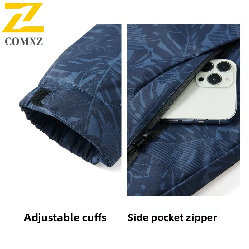 EIAO Outdoor Windproof Waterproof Breathable 3-in-1 Jacket Pants Set for Men Women Hiking Camping Fishing  Windbreaker Raincoat