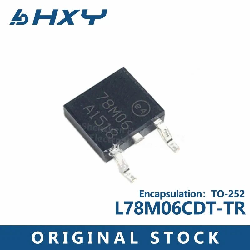 20PCS-in-line-L78M06CDT-TR-Silkscreen-L78M06CDT-package-TO-252-linear ...