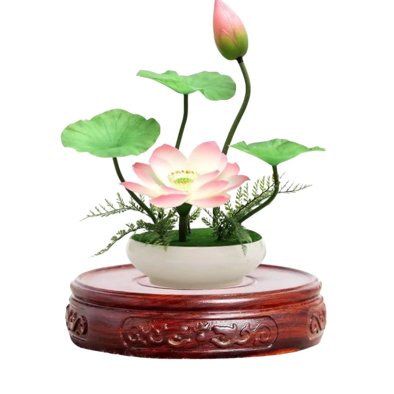 Holzständer für Blumentöpfe, Blumenständer, Vase, Sortiertisch, Pflanzenständer, Bonsai-Blumentopf-Präsentationsregal – Detail 2