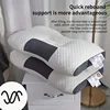 1pc Knitted Pillow Neck Protection, Sleep Massage Pillow Core, Home Pillow Moisture Absorption, Bedding Living Room Bedroom Deco 5