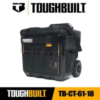 TOUGHBUILT TB-CT-61-18 Large Pull Rod Tool Kit 22 inch Tugboat Bag Waterproof Hard Bottom Multi functional Storage Bag 1