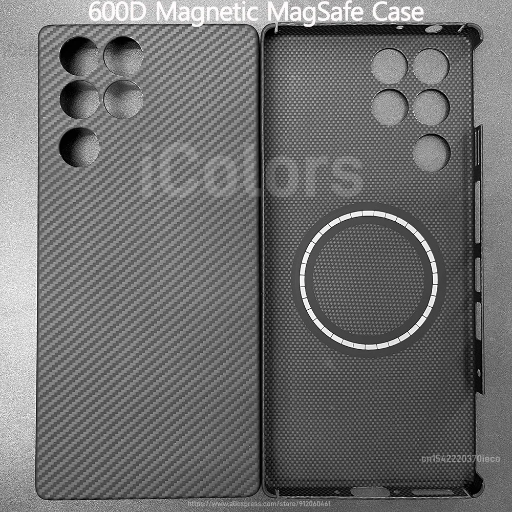 Ultra Slim Aramid Fiber Minimalist Protective Case with Textured Grip
